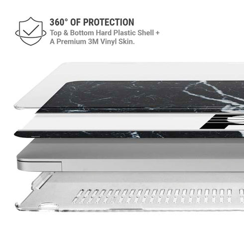NBA Indiana Pacers Marble MacBook Air 13in M1 (2021) Case plus Skin