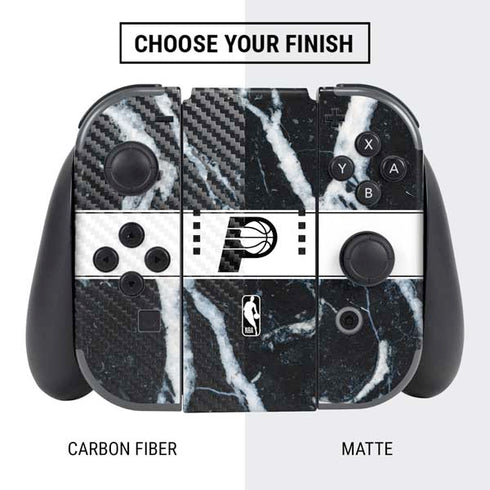 NBA Indiana Pacers Marble Nintendo Switch Bundle Skin
