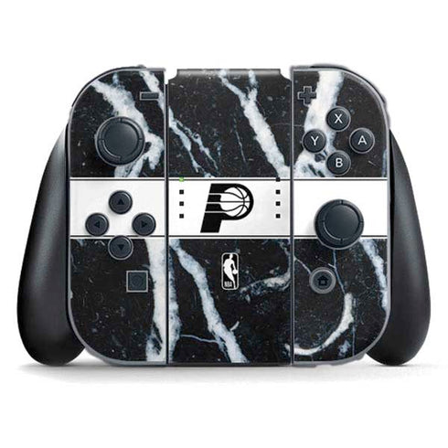 NBA Indiana Pacers Marble Nintendo Switch (2017-2021) Joy-Con Controller Skin