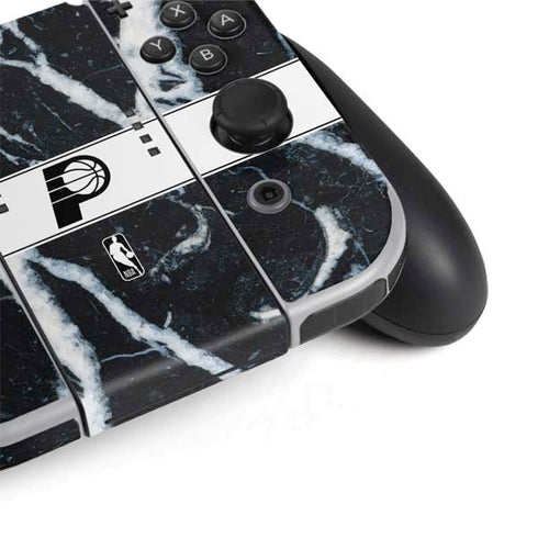 NBA Indiana Pacers Marble Nintendo Switch OLED (2021) Skin
