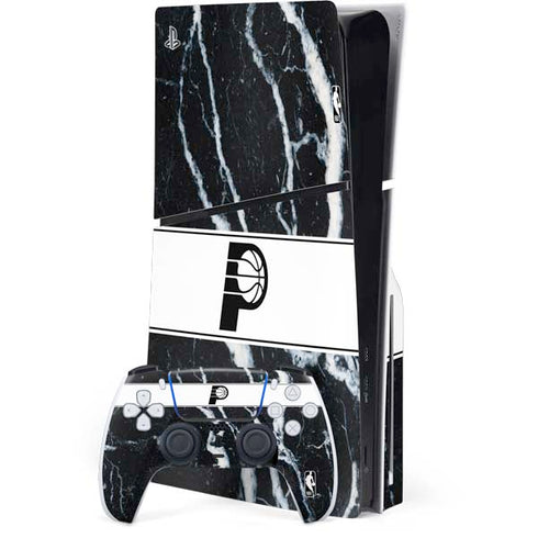 NBA Indiana Pacers Marble PS5 Slim Disk Bundle Skin