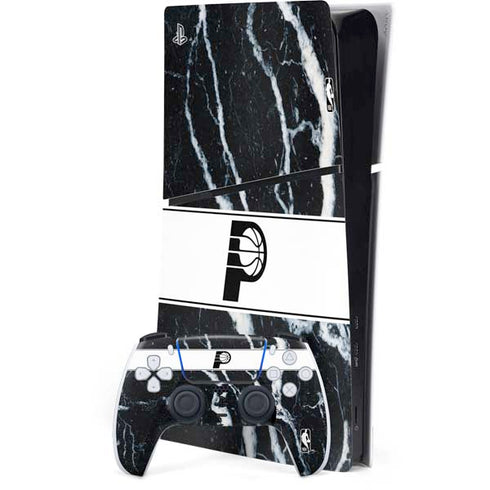 NBA Indiana Pacers Marble PS5 Slim Digital Edition Bundle Skin