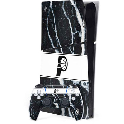 NBA Indiana Pacers Marble PS5 Slim Digital Edition Console Skin