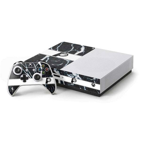 NBA Indiana Pacers Marble Xbox One S Console and Controller Bundle Skin