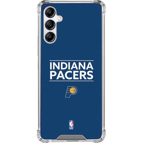 NBA Indiana Pacers Standard - Blue Galaxy A14 5G Clear Case