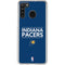 NBA Indiana Pacers Standard - Blue Galaxy A21 Clear Case