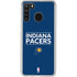NBA Indiana Pacers Standard - Blue Galaxy A21 Clear Case