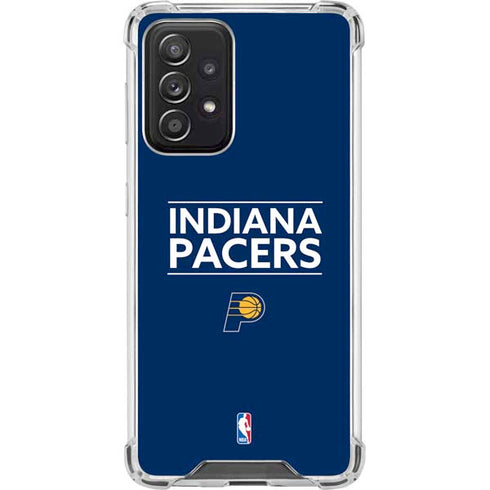 NBA Indiana Pacers Standard - Blue Galaxy A52 5G Clear Case