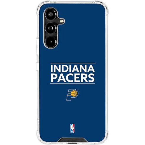 NBA Indiana Pacers Standard - Blue Galaxy A54 5G Clear Case