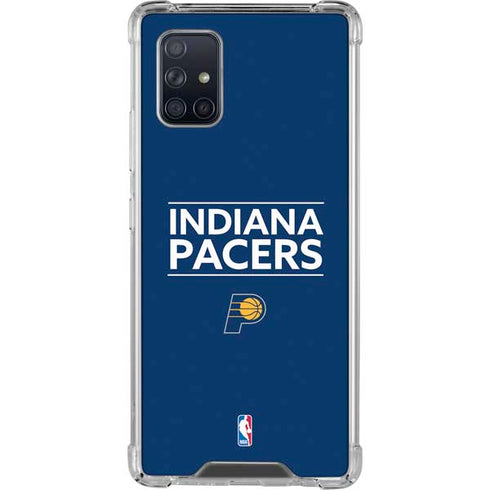 NBA Indiana Pacers Standard - Blue Galaxy A71 5G Clear Case