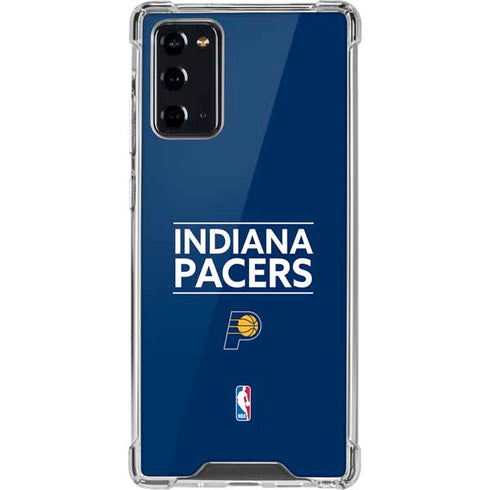 NBA Indiana Pacers Standard - Blue Galaxy Note20 5G Clear Case