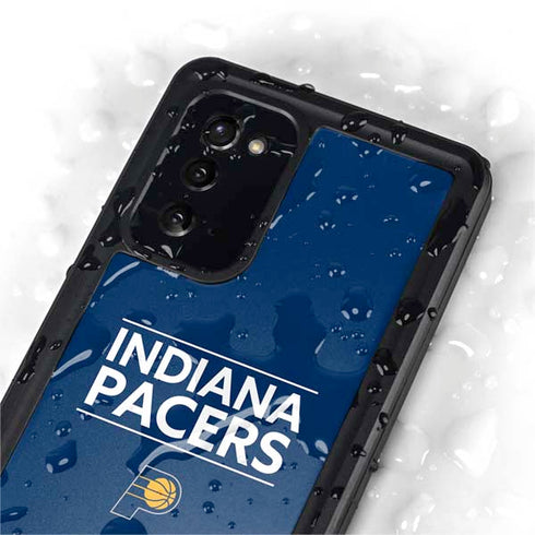 NBA Indiana Pacers Standard - Blue Galaxy Note20 5G Waterproof Case