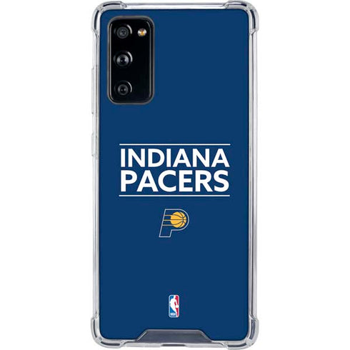 NBA Indiana Pacers Standard - Blue Galaxy S20 FE Clear Case