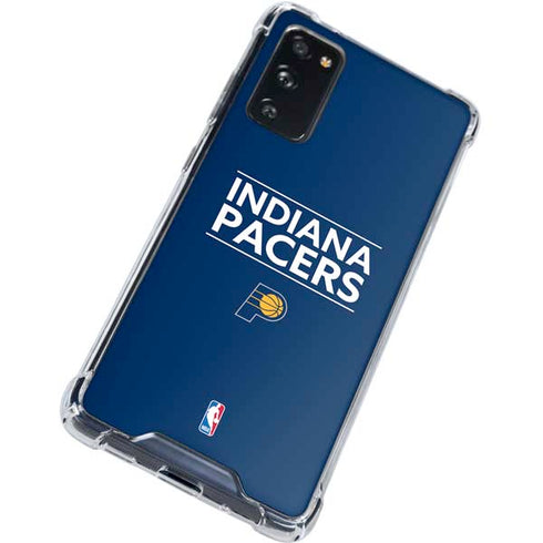 NBA Indiana Pacers Standard - Blue Galaxy S20 FE Clear Case