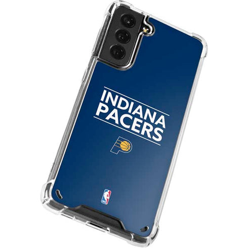 NBA Indiana Pacers Standard - Blue Galaxy S21 5G Clear Case