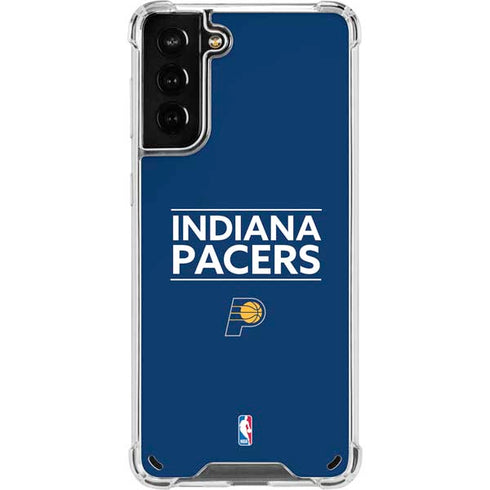 NBA Indiana Pacers Standard - Blue Galaxy S21 Plus 5G Clear Case