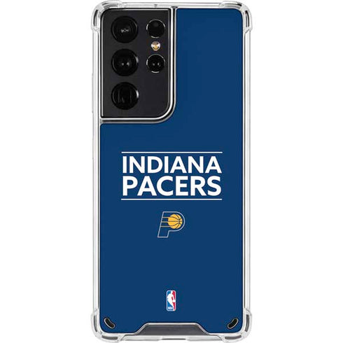 NBA Indiana Pacers Standard - Blue Galaxy S21 Ultra 5G Clear Case