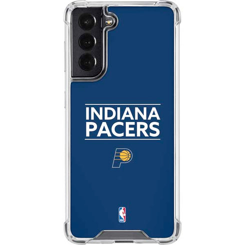 NBA Indiana Pacers Standard - Blue Galaxy S22 Clear Case