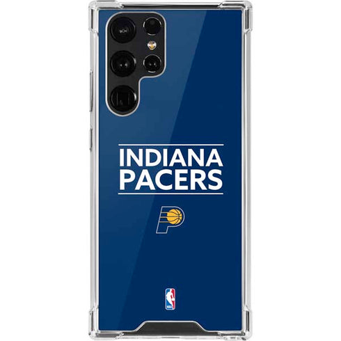 NBA Indiana Pacers Standard - Blue Galaxy S22 Ultra Clear Case