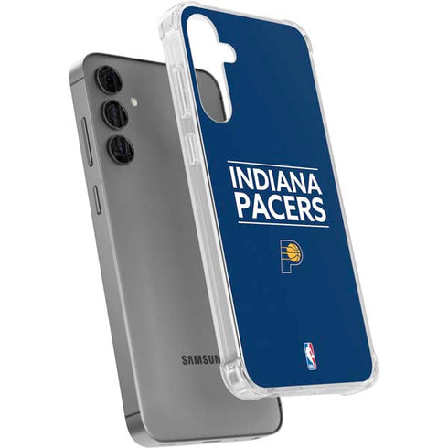 NBA Indiana Pacers Standard - Blue Galaxy S24 Plus Clear Case