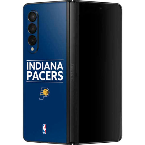 NBA Indiana Pacers Standard - Blue Galaxy Z Fold3 5G Skin