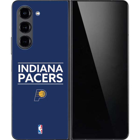 NBA Indiana Pacers Standard - Blue Galaxy Z Fold5 5G Skin