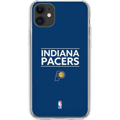 NBA Indiana Pacers Standard - Blue iPhone 11 Clear Case