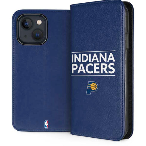 NBA Indiana Pacers Standard - Blue iPhone 14 Plus Folio Case