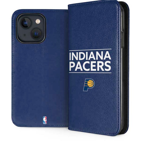 NBA Indiana Pacers Standard - Blue iPhone 15 Folio Case