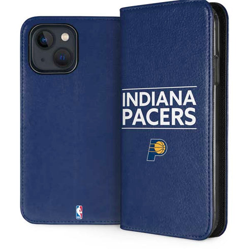 NBA Indiana Pacers Standard - Blue iPhone 15 Plus Folio Case