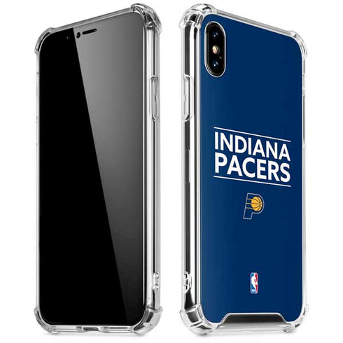 NBA Indiana Pacers Standard - Blue iPhone XS Max Clear Case