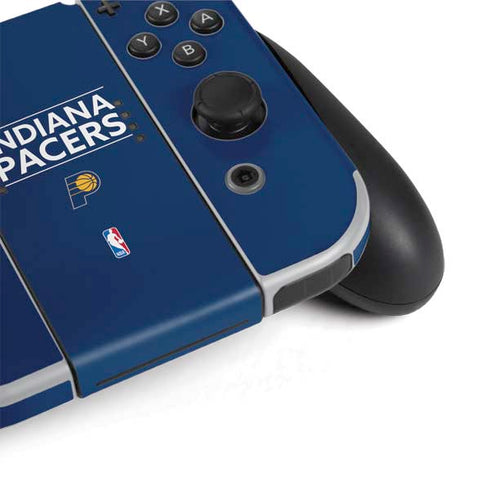 NBA Indiana Pacers Standard - Blue Nintendo Switch OLED (2021) Skin