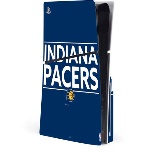 NBA Indiana Pacers Standard - Blue PS5 Slim Disk Console Skin