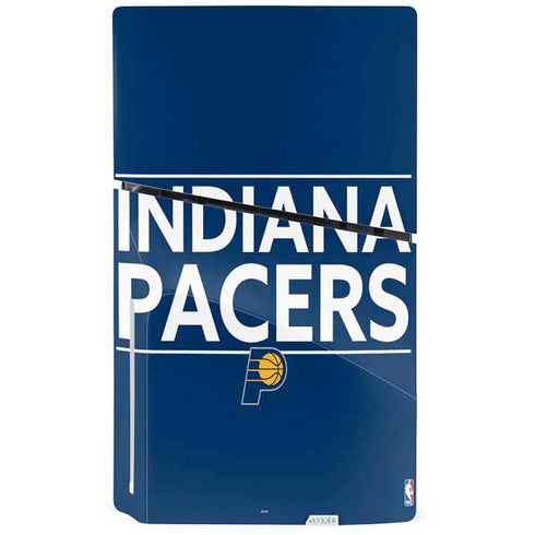 NBA Indiana Pacers Standard - Blue PS5 Slim Disk Console Skin