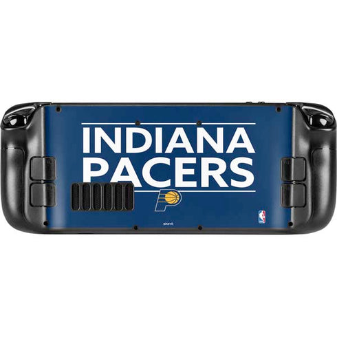 NBA Indiana Pacers Standard - Blue Steam Deck Handheld Gaming Computer Skin