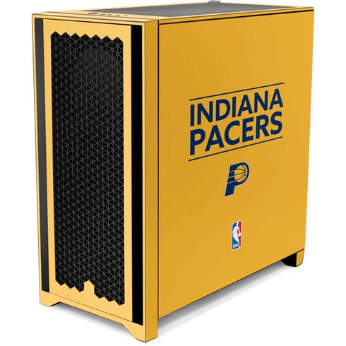 NBA Indiana Pacers Standard - Yellow Corsair 4000D Tempered Glass Mid-Tower ATX Case Skin