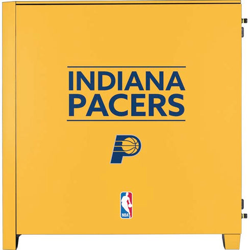 NBA Indiana Pacers Standard - Yellow Corsair 4000D Tempered Glass Mid-Tower ATX Case Skin