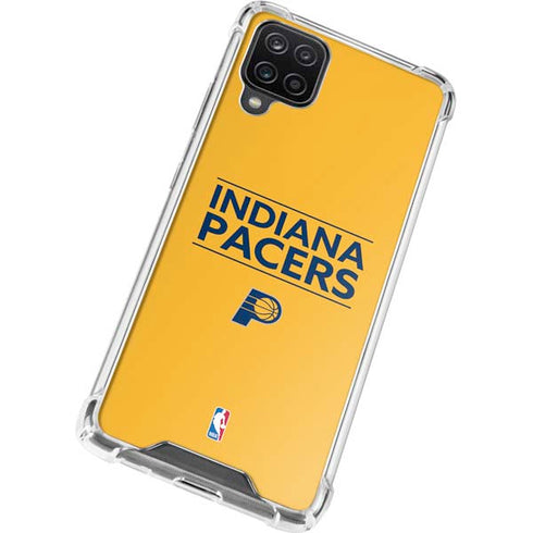 NBA Indiana Pacers Standard - Yellow Galaxy A12 Clear Case