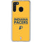 NBA Indiana Pacers Standard - Yellow Galaxy A21 Clear Case