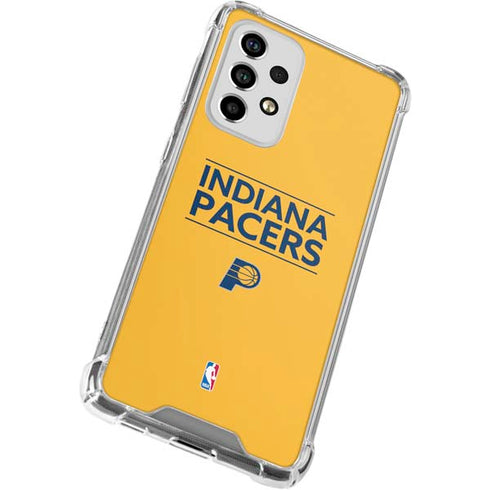 NBA Indiana Pacers Standard - Yellow Galaxy A33 5G Clear Case