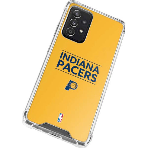 NBA Indiana Pacers Standard - Yellow Galaxy A72 5G Clear Case