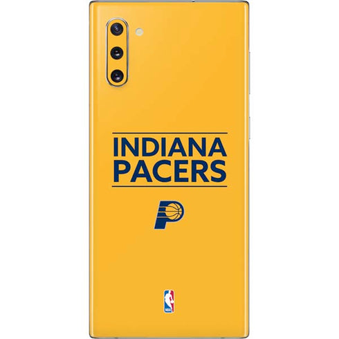 NBA Indiana Pacers Standard - Yellow Galaxy Note 10 Skin