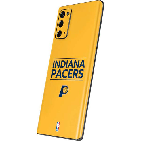 NBA Indiana Pacers Standard - Yellow Galaxy Note20 5G Skin