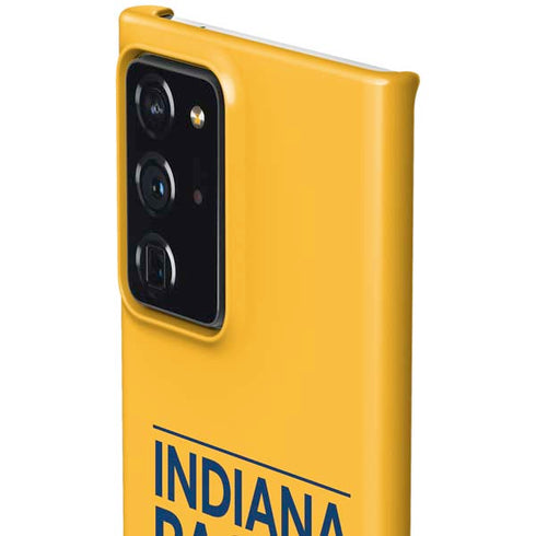 NBA Indiana Pacers Standard - Yellow Galaxy Note20 Ultra 5G Lite Case