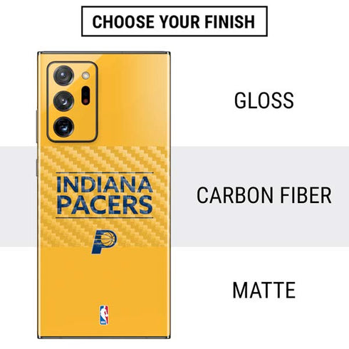 NBA Indiana Pacers Standard - Yellow Galaxy Note20 Ultra 5G Skin