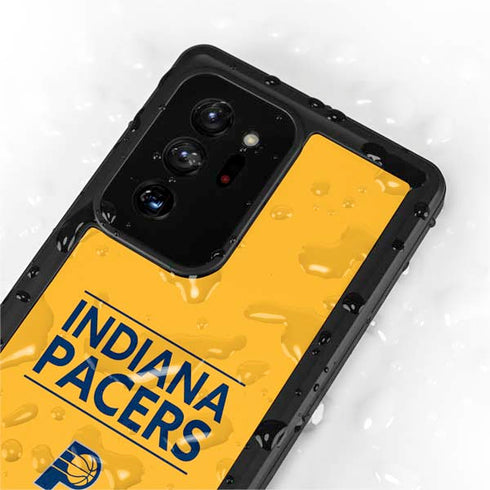 NBA Indiana Pacers Standard - Yellow Galaxy Note20 Ultra 5G Waterproof Case