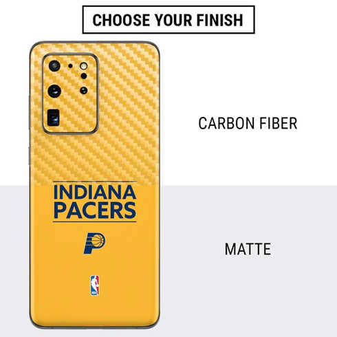 NBA Indiana Pacers Standard - Yellow Galaxy S20 Ultra 5G Skin