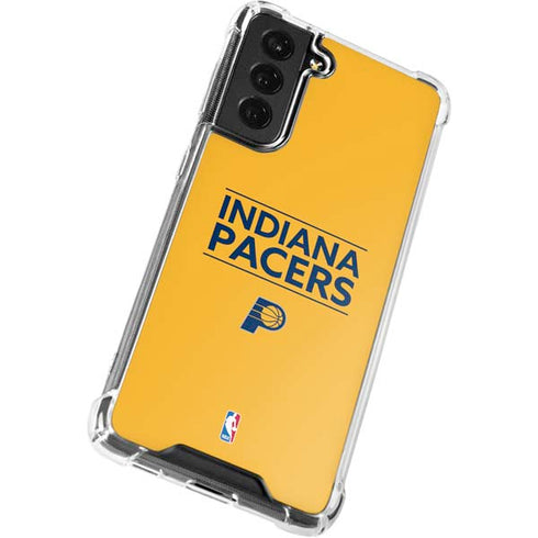 NBA Indiana Pacers Standard - Yellow Galaxy S21 FE Clear Case