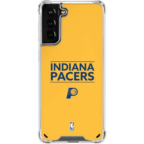 NBA Indiana Pacers Standard - Yellow Galaxy S21 Plus 5G Clear Case