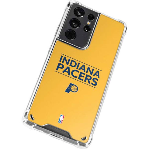 NBA Indiana Pacers Standard - Yellow Galaxy S21 Ultra 5G Clear Case